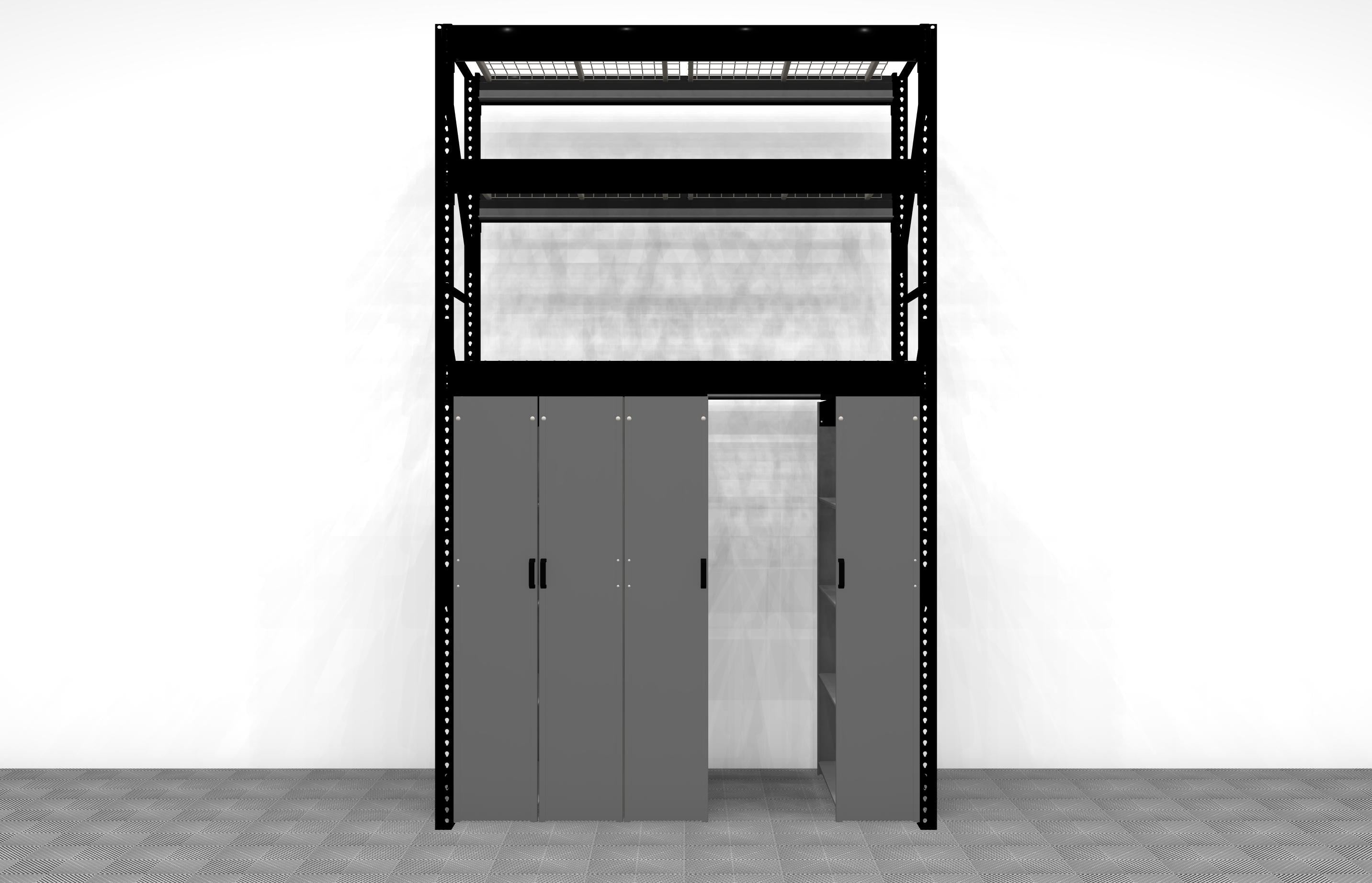 Levrack Heavy Duty Storage Shelving Units - Durable Metal Shelves for Garage, Warehouse & Home Organization