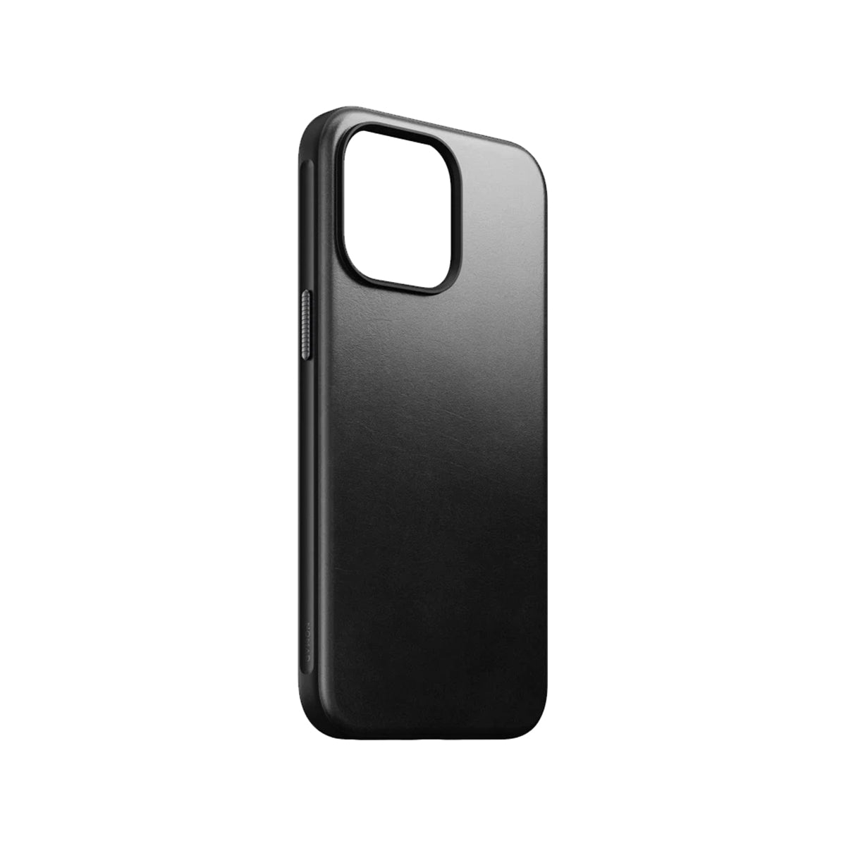 Premium Nomad Genuine Leather Case for iPhone 15 Pro Max - Slim Protective Cover with Raised Bezels (Black) | Perfect for Business Professionals & Everyday Use