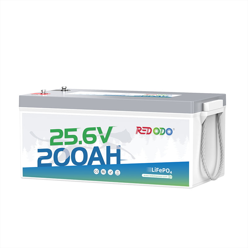 Redodo 24V 200Ah LiFePO4 Lithium Battery - Deep Cycle for Marine, RV, Solar Power & Home Backup | Reliable Energy Storage for Off-Grid Living & Emergency Power