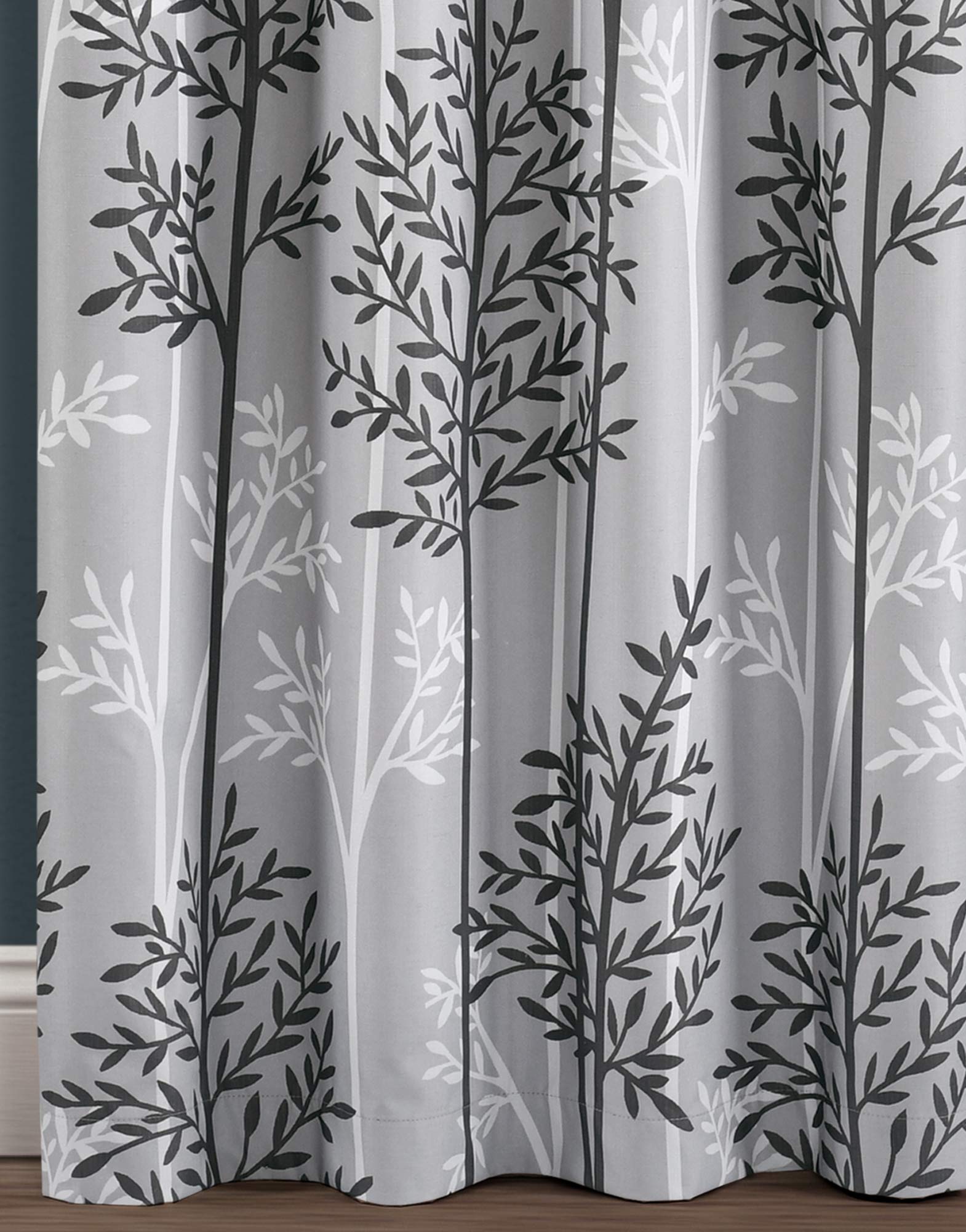 Lush Decor Gray Blackout Curtains 84x38