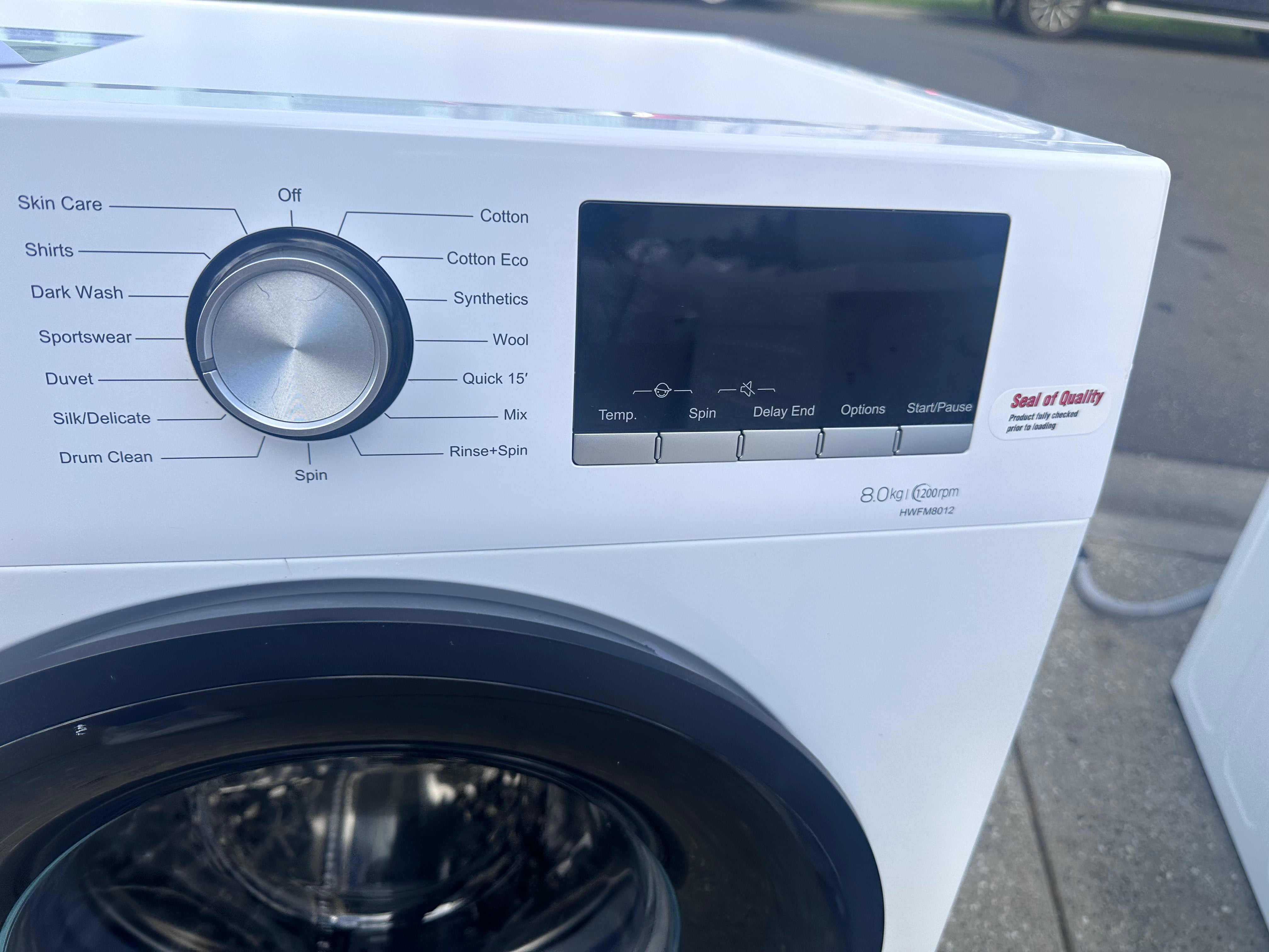 Hisense 8kg Front Load Washing Machine - Energy Efficient, Quiet Operation (Certified Refurbished) - Perfect for Apartments, Small Homes & Laundry Rooms