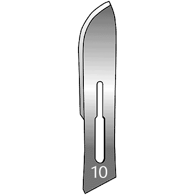 Disposable Carbon Steel Surgical Blades #10, 06, 3010 - Precision Medical Scalpels for Surgery, First Aid & Veterinary Use