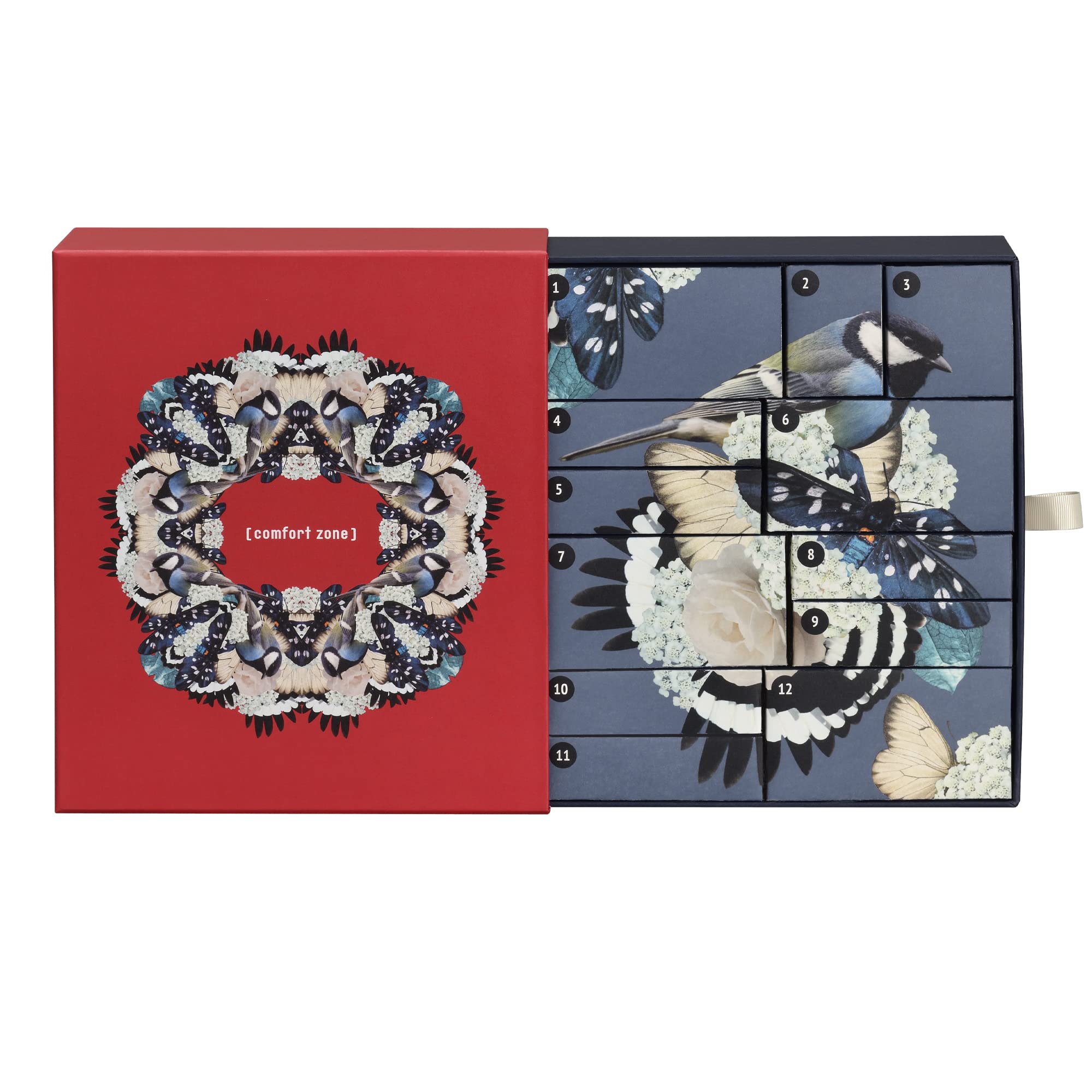 Comfort Zone Advent Calendar - 12 Travel Size Beauty Essentials for Skincare & Gifting | Perfect for Holidays, Self-Care & Stocking Stuffers