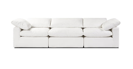 3-Seat Aspen Modular Sofa - Modern Sectional Couch for Living Room, Lounge & Office - Soft Fabric Upholstery, Easy Assembly, Space-Saving Design