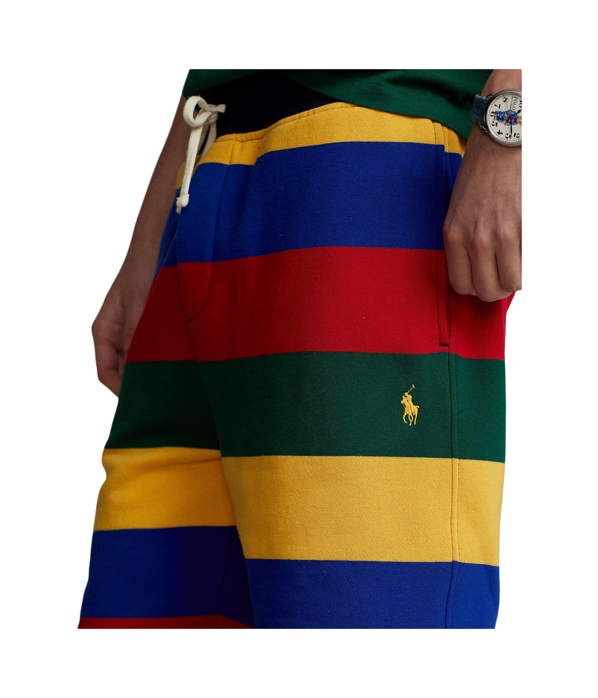 **Men's Polo Ralph Lauren Pony Fleece Shorts - Comfortable Cotton Blend Casual Shorts for Summer, Lounge & Outdoor Activities**