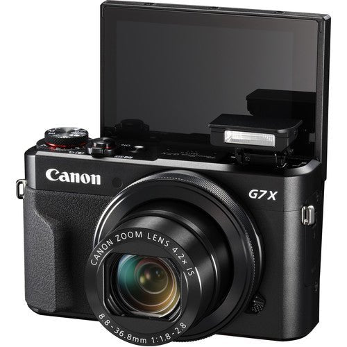 Canon PowerShot G7 X Mark II Digital Camera with 32GB SDHC Memory Card - 4K Video, 20.1MP, Wi-Fi & NFC | Perfect for Travel Photography, Vlogging & Street Shooting