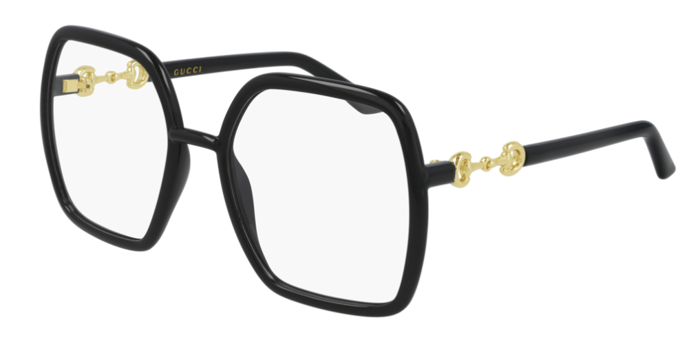 Gucci GG 0890O 001 Black Oversized Hexagonal Women's Sunglasses - Fashionable UV Protection for Everyday Wear & Outdoor Activities