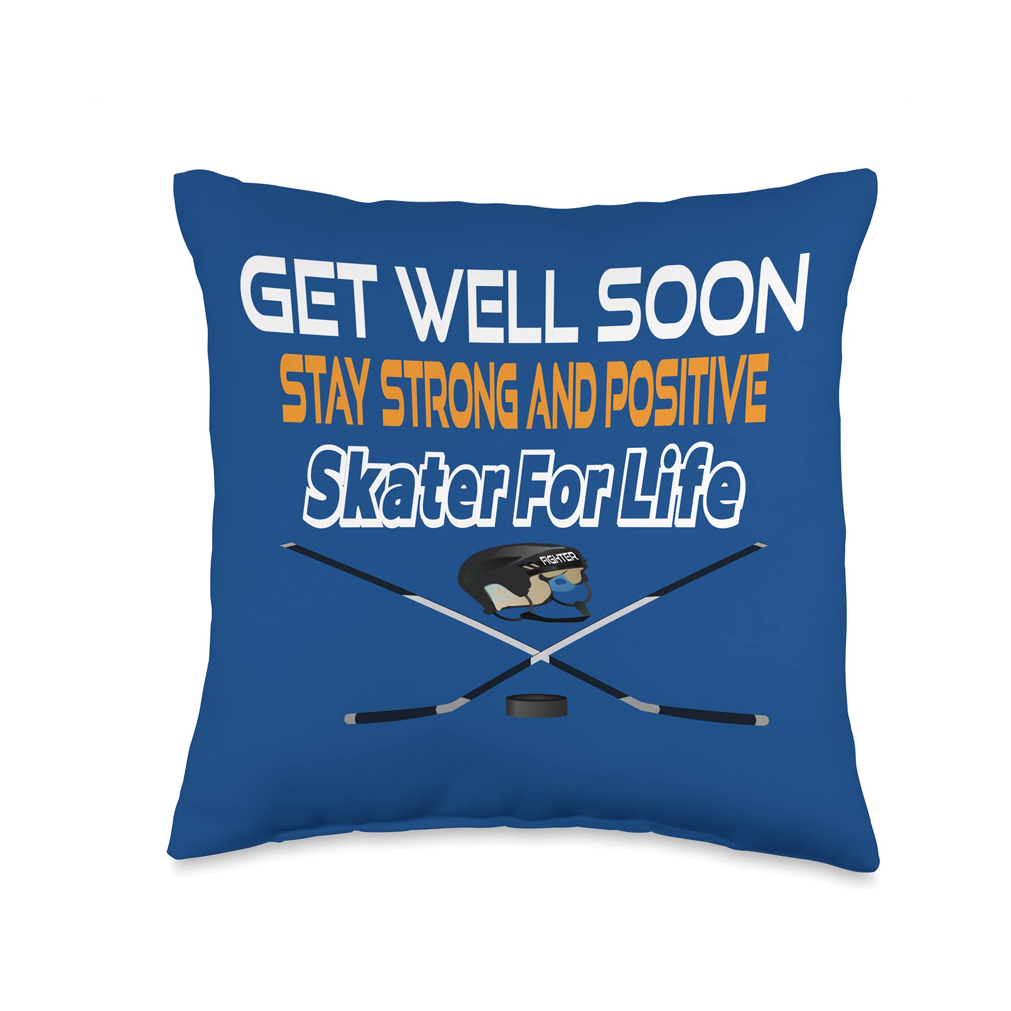 Get Well Soon Hockey Gifts for Athletes - Comforting Throw Pillow for Recovery & Support | Perfect for Hockey Players, Fans & Sports Enthusiasts