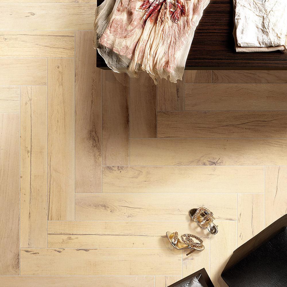 Oxford Avorio 1200x200mm Wood Look Porcelain Tile for Outdoor Patio, Deck & Garden - Durable & Slip-Resistant Flooring Solution