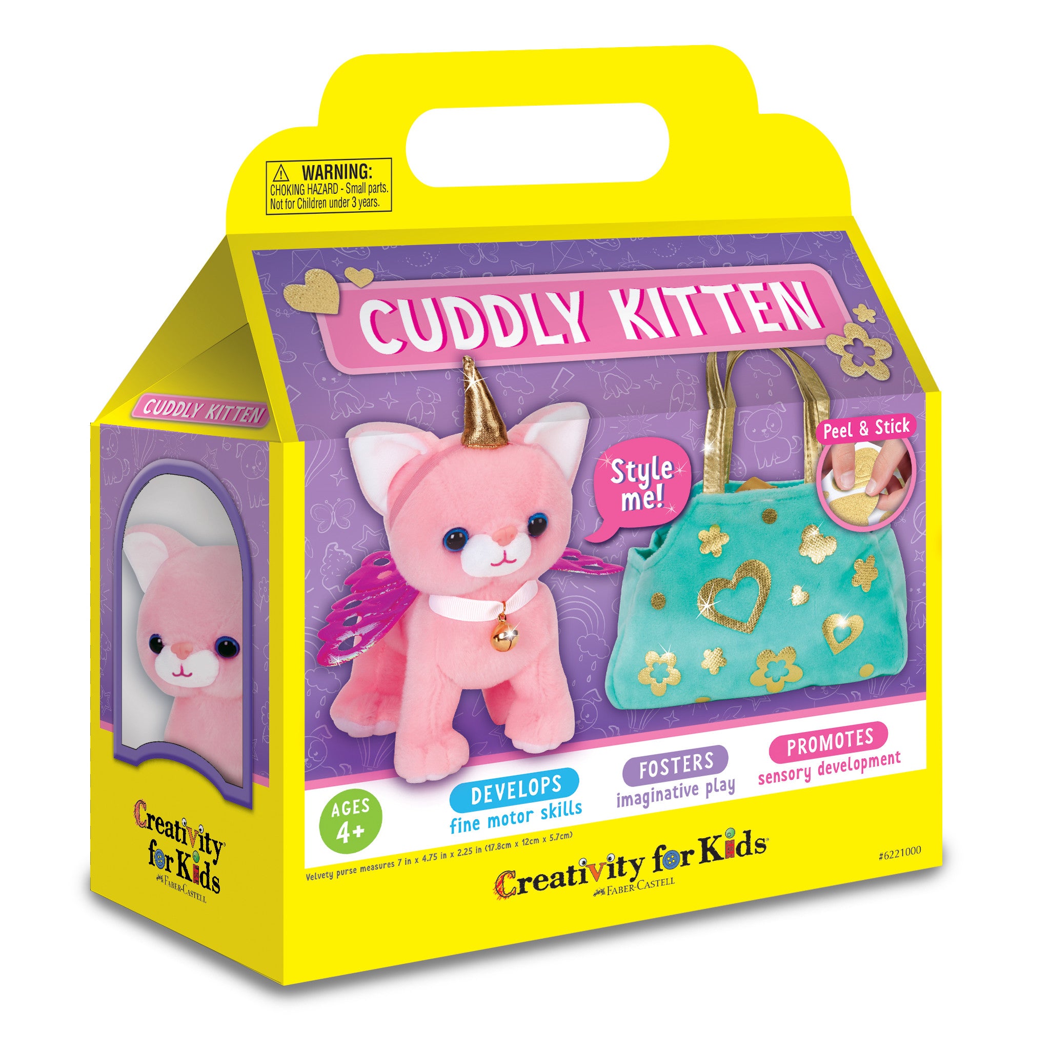 Adorable Plush Kitten Stuffed Animal Toy - Soft & Huggable Gift for Kids, Cat Lovers - Perfect for Cuddling, Nursery Decor, and Birthday Presents
