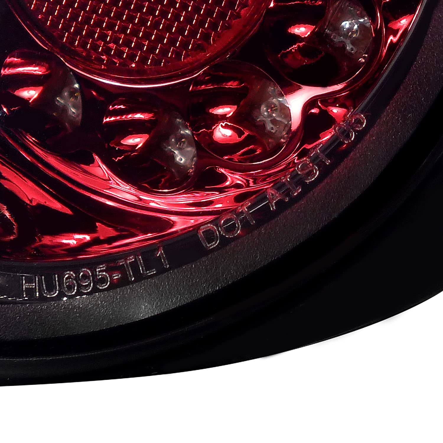 Spec-D Tuning LED Tail Lights Brake Lamps - Smoke Lens for 2005-2010 Chevy Cobalt 2 Door Coupe - Left & Right Pair Assembly - Enhanced Visibility & Style for Night Driving & Car Customization