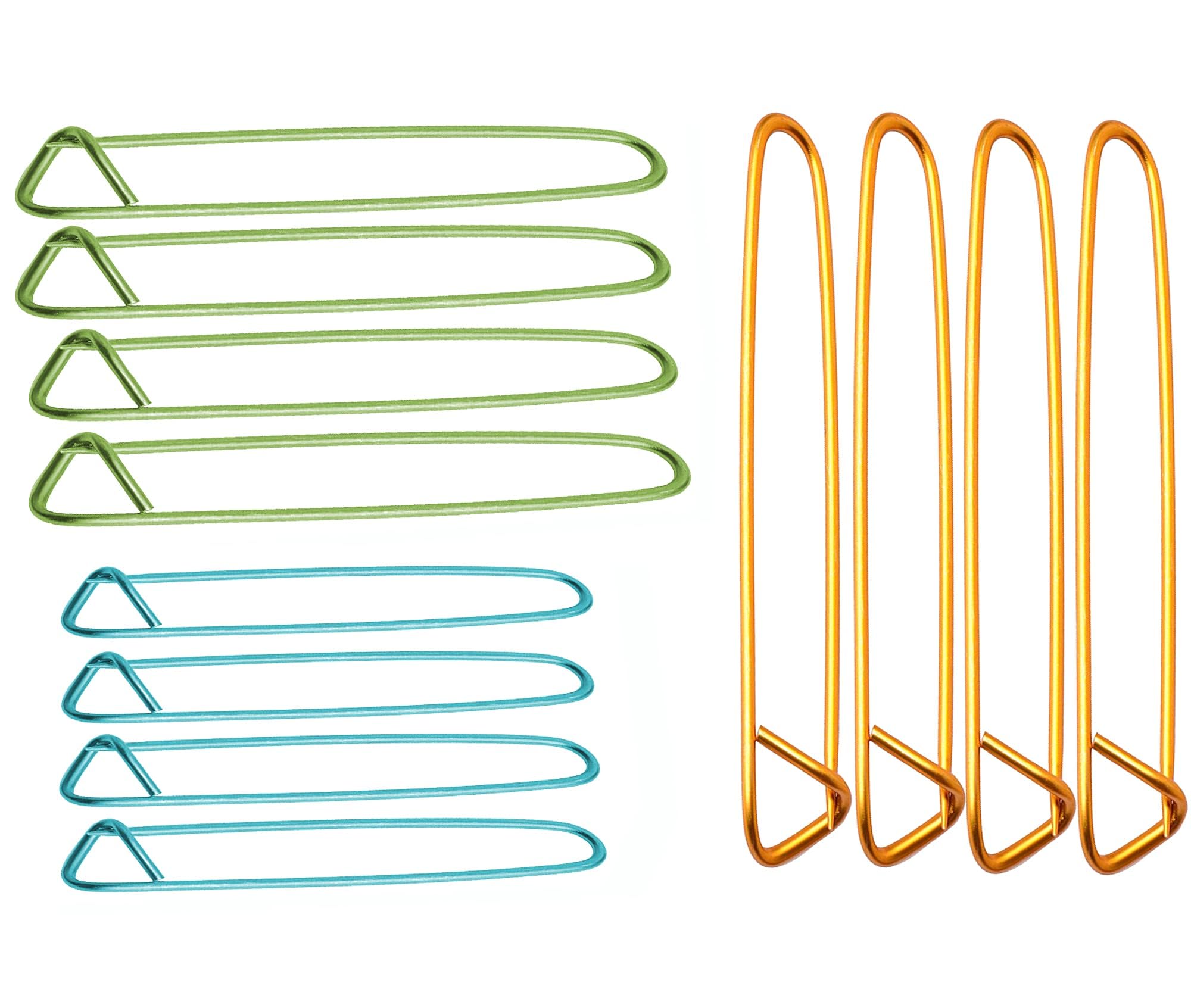 12 Pack Aluminum Knitting Stitch Holders - Durable Knitting Needle Accessories for Crochet, Loom & Hand Knitting Projects - Perfect for Sweaters, Scarves & Blankets