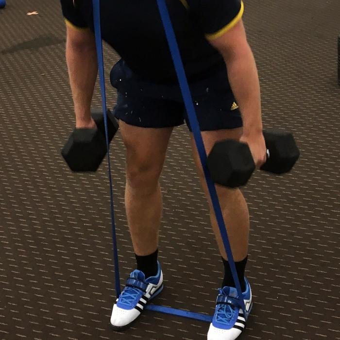 XLR8 Strength Band Level 3 - Heavy Resistance Exercise Band (2.9cm Width, Blue) for Home Workouts, CrossFit, Physical Therapy & Strength Training