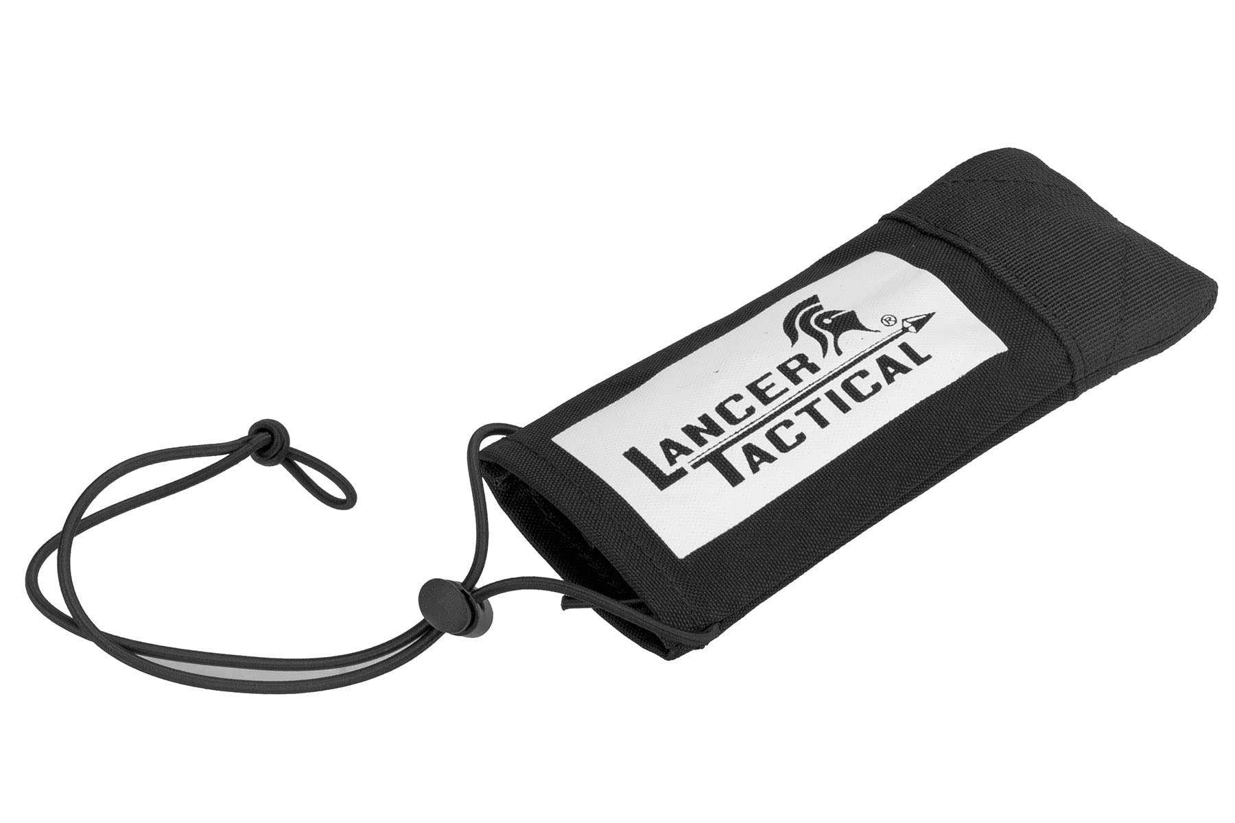 Lancer Tactical Airsoft Barrel Cover with Bungee Cord - Protective Muzzle Cover for Airsoft Guns & Paintball Markers - Ideal for Field Play and Weapon Storage (Black)
