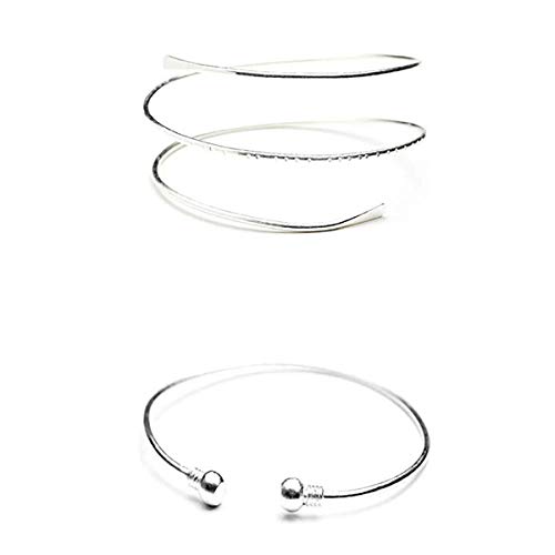 2pcs silver
