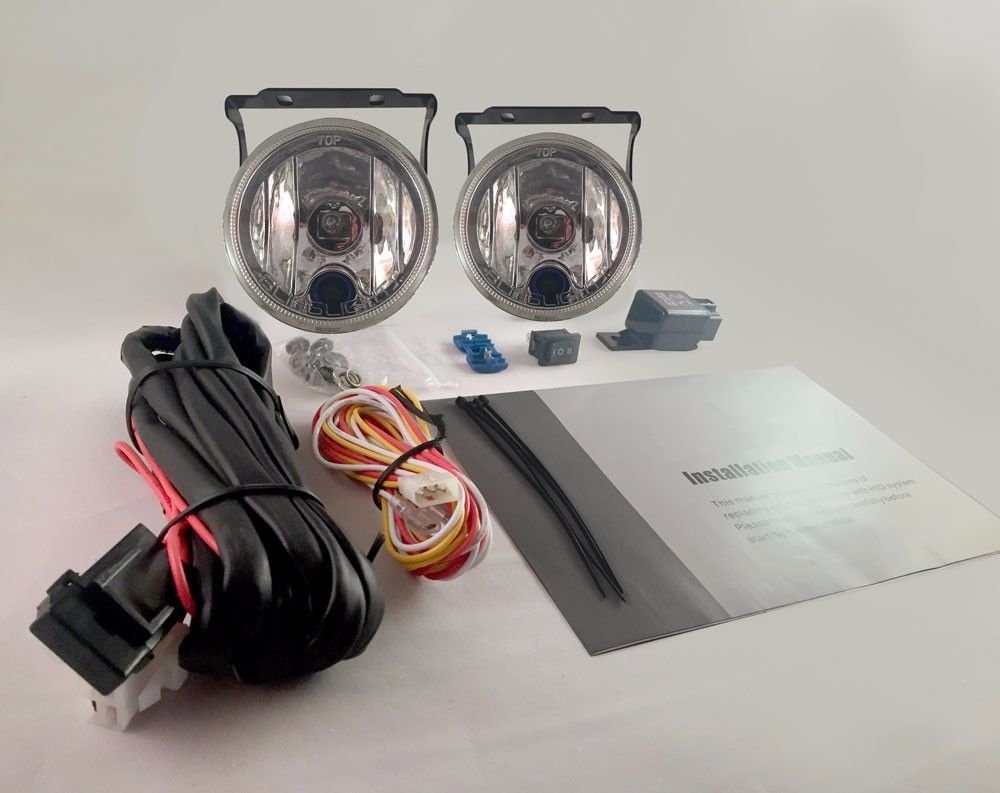 XENON HALOGEN FOG LIGHTS For 2005-2011 NISSAN NAVARA D40 - High Performance Replacement Lamps for Improved Visibility in Foggy Conditions (06 07 Models) - Perfect for Off-Road Driving & Nighttime Safety