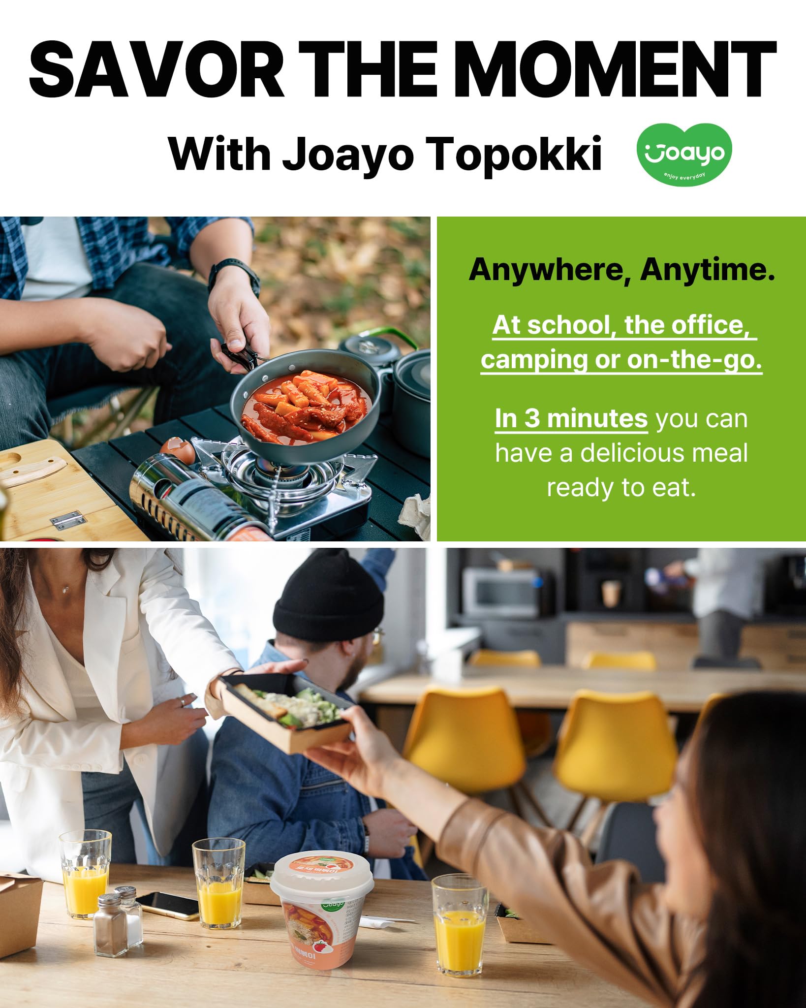 Spicy Korean Cheese Tteokbokki Rice Cakes - 2 Pack | Instant Microwavable K-Food Snack for Quick Meals & Parties
