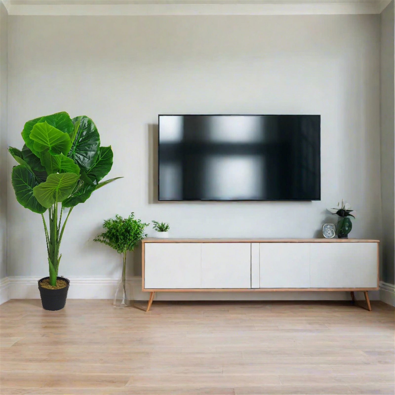 90cm Artificial Palm Plant by Criterion - Realistic Faux Indoor Tropical Tree for Home, Office & Wedding Decor