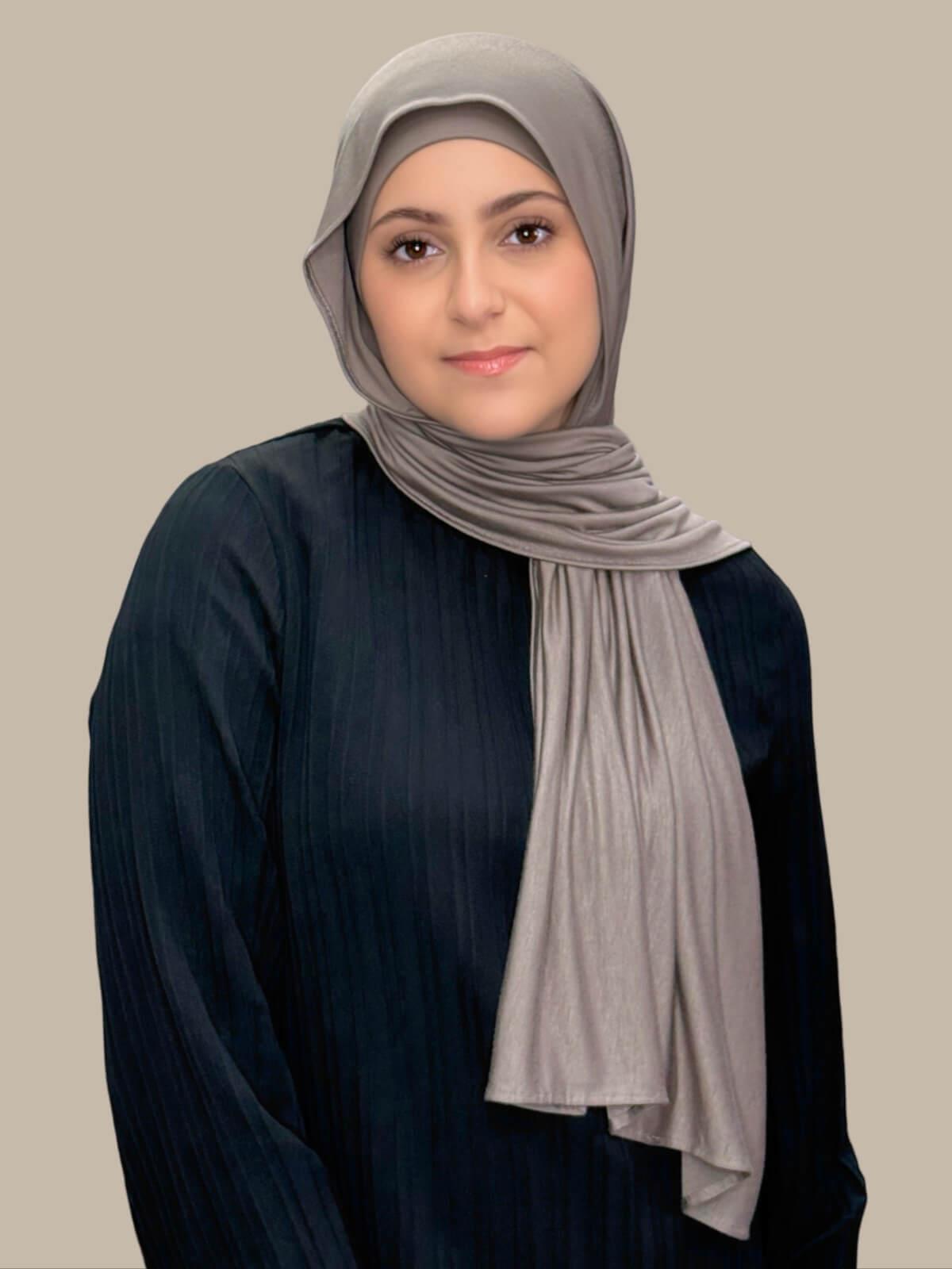 Modish Girl Premium Jersey Hijab in Sandstone - Soft & Breathable Scarf for Women - Perfect for Daily Wear, Work, and Prayer
