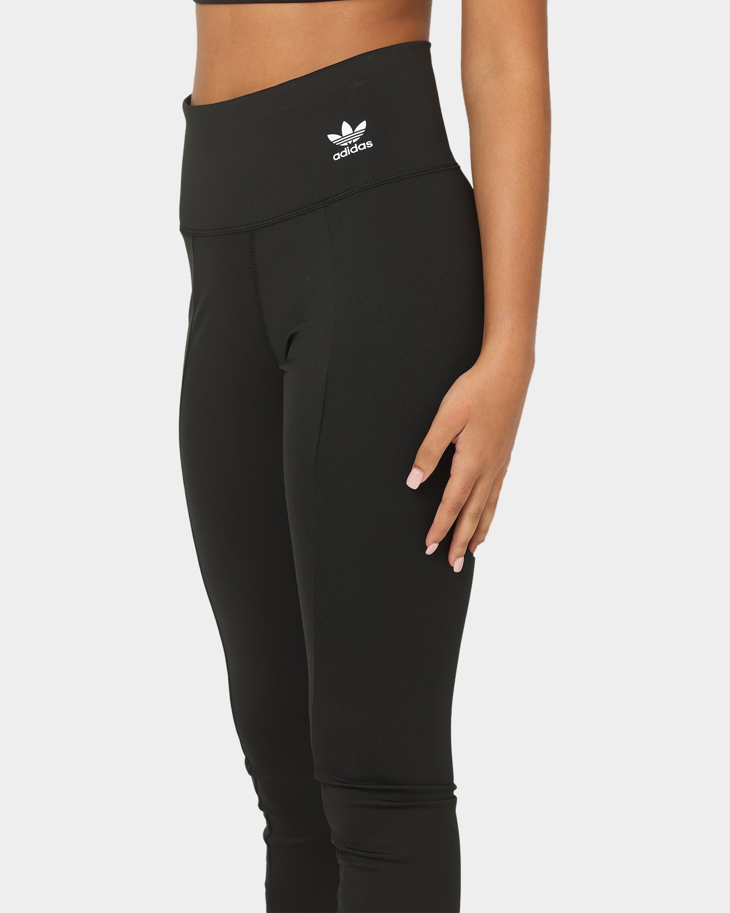 Adidas Women's Open Hem Yoga Workout Tights - Black - Perfect for Gym, Running & Casual Wear