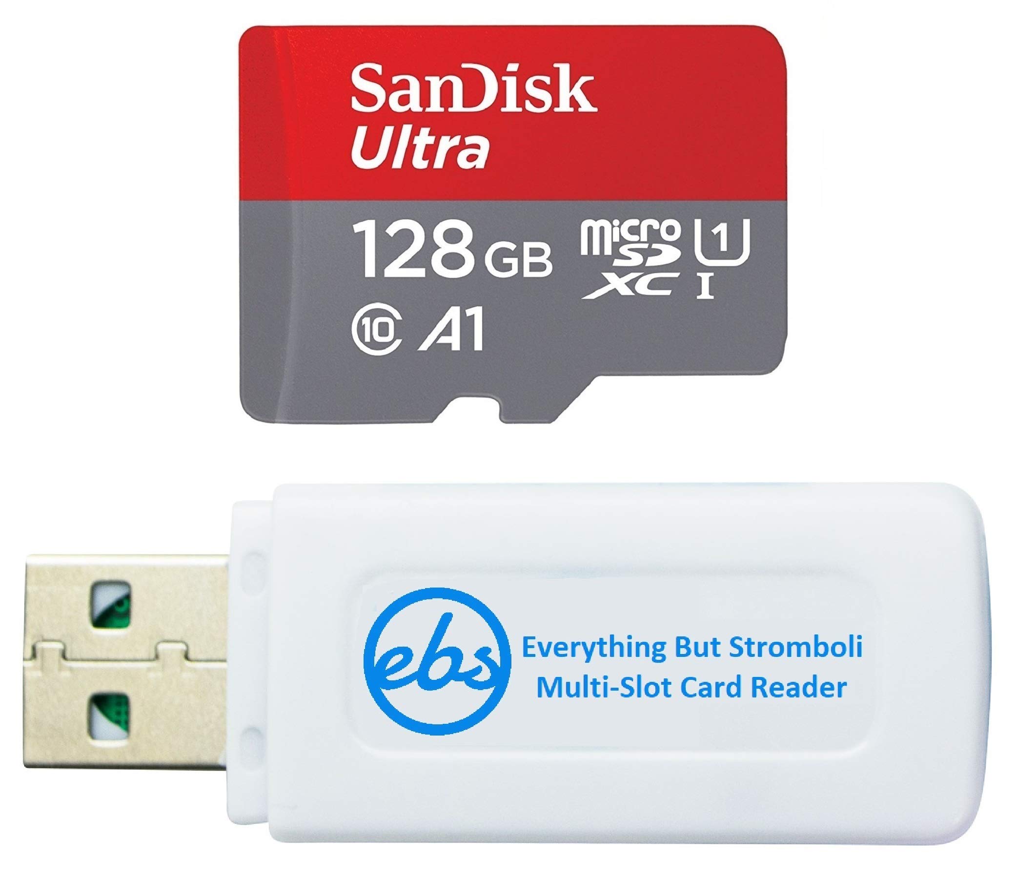 SanDisk 128GB Micro SDXC Ultra Memory Card - Class 10 UHS-1 for Nintendo Switch OLED Model & Gaming Systems - High-Speed Storage for Games, Photos & Videos - Includes SD/MicroSD Card Reader - Perfect for Gaming, Photography & Mobile Devices
