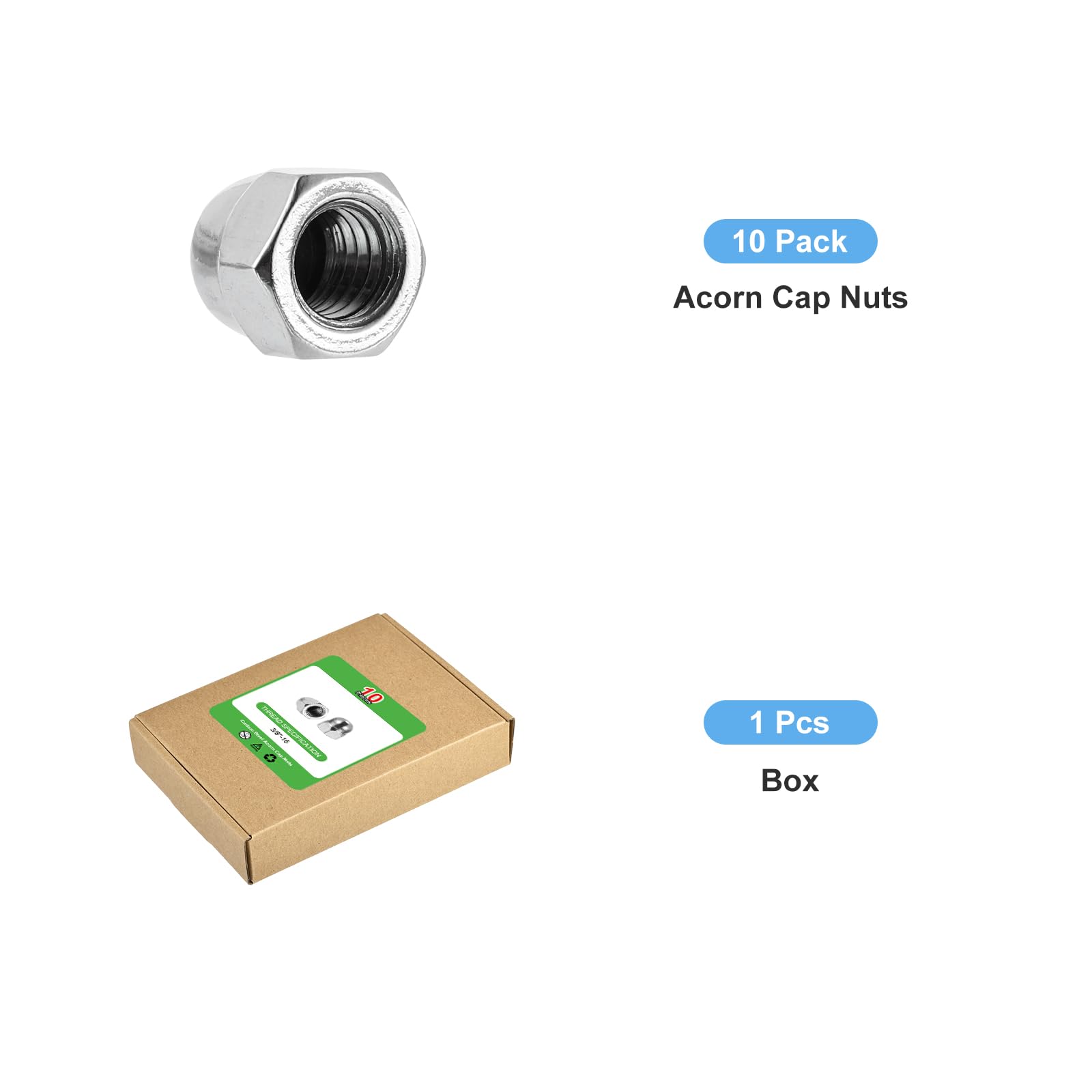 uxcell 10Pcs 3/8