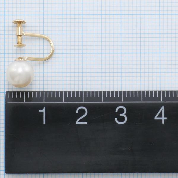 18K Yellow Gold Pearl Earrings for Women - Classic Elegant Stud Earrings for Wedding, Party & Everyday Wear