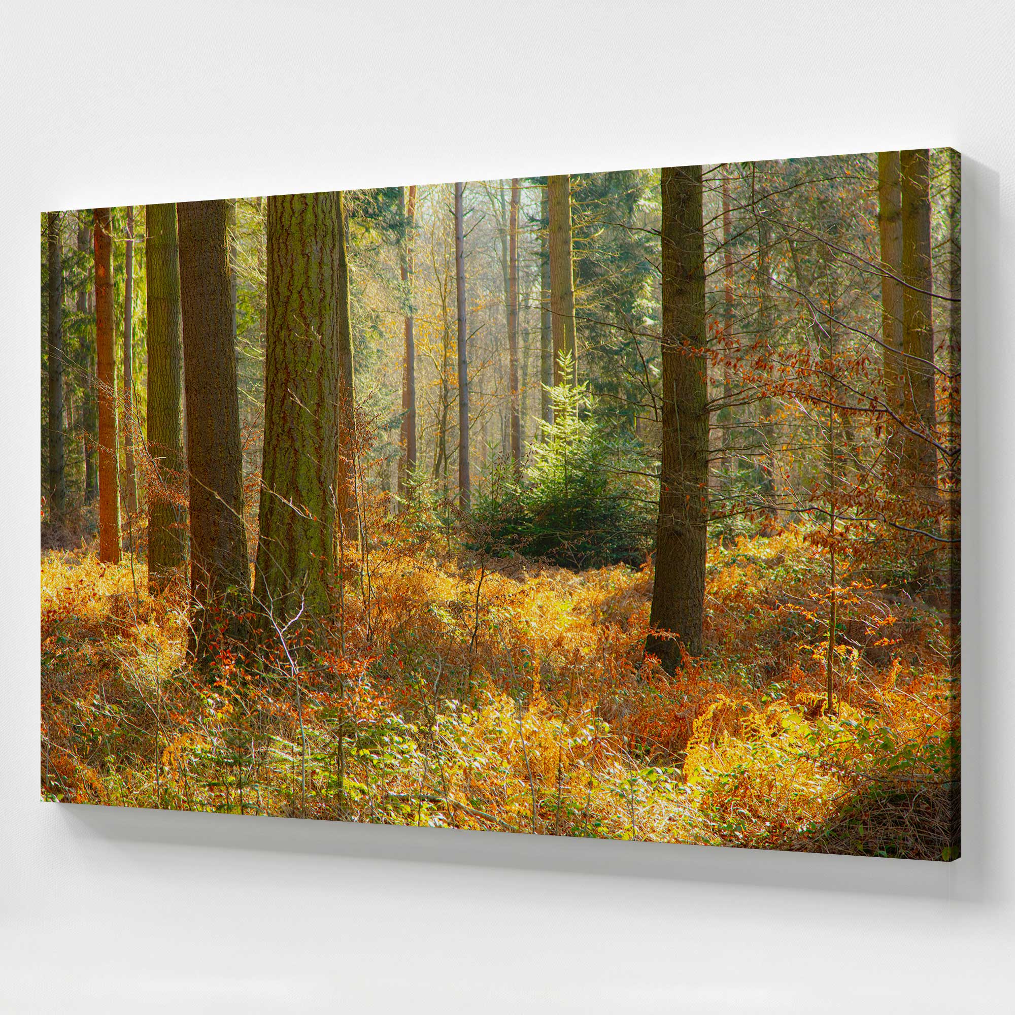 Autumn Whispers in Normandy - Large Canvas Wall Art Print for Living Room, Bedroom & Office Decor | Landscape Painting Home Decoration