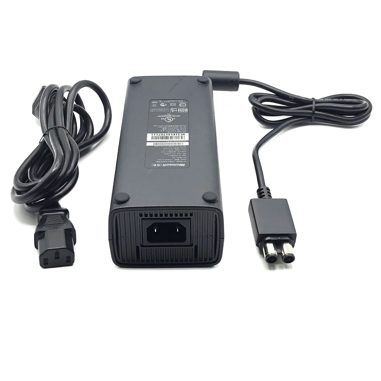 Original Genuine Microsoft Xbox One AC Power Adapter Charger Cord - Replacement Power Supply Cable for Xbox One Console - Perfect for Gaming Setups & Home Entertainment Systems