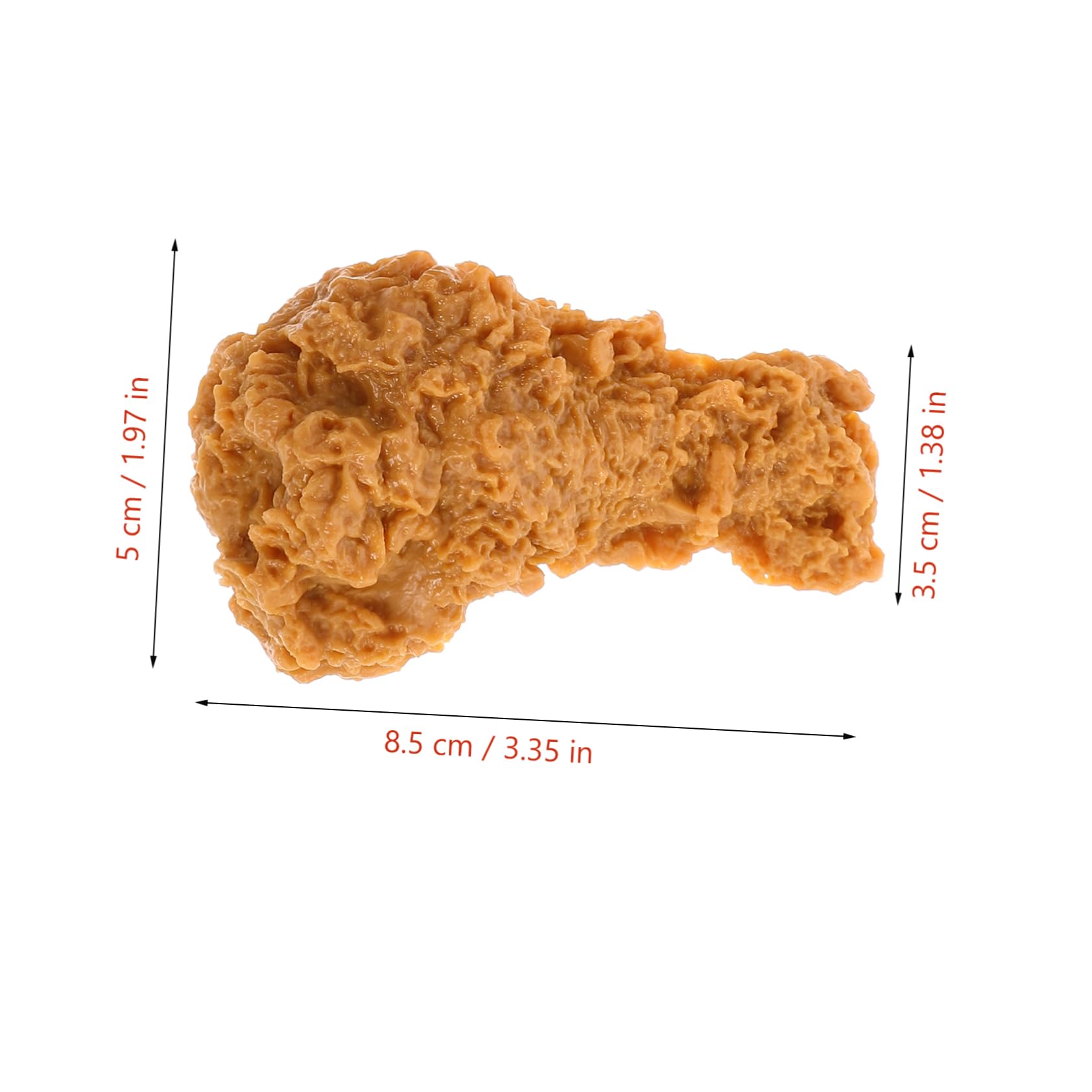 6 Pcs Realistic Fake Chicken Thighs & Drumsticks - PVC Imitation Food Props for Photography, Display, and Decoration | Perfect for Restaurant Menu Displays, Food Blogging, and Home Decor
