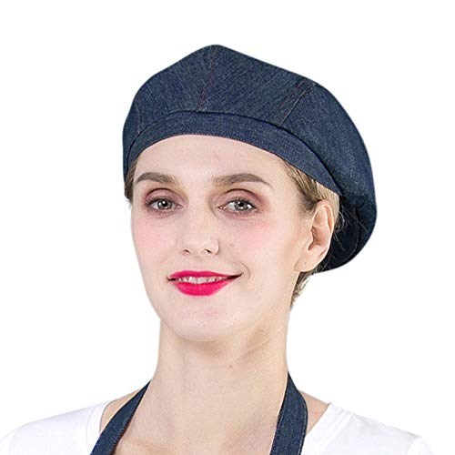 Stylish Mesh Chef Hat Beret for Men & Women - Breathable Kitchen Cooking Cap for Professional Chefs & Home Cooks - Perfect for Restaurants, Culinary Schools & Baking at Home