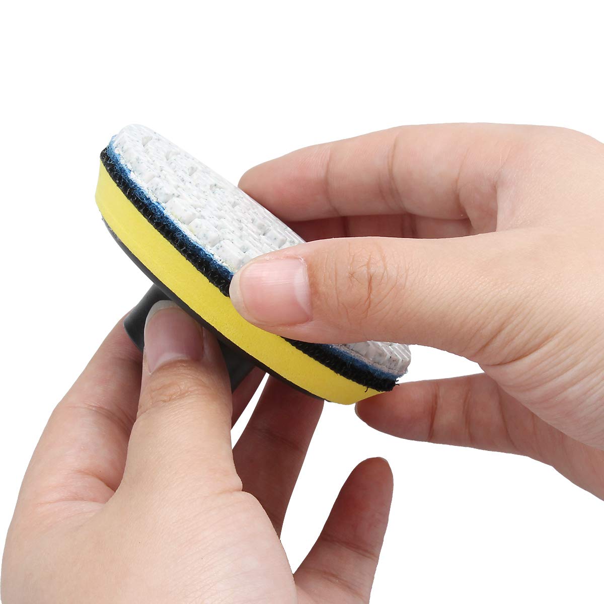 3 Inch Self-Adhesive Polishing Pad with M10 Grit - Sanding Disc for Electric Grinder & Polisher Tools - Perfect for Metal, Wood & Auto Detailing (1PC)