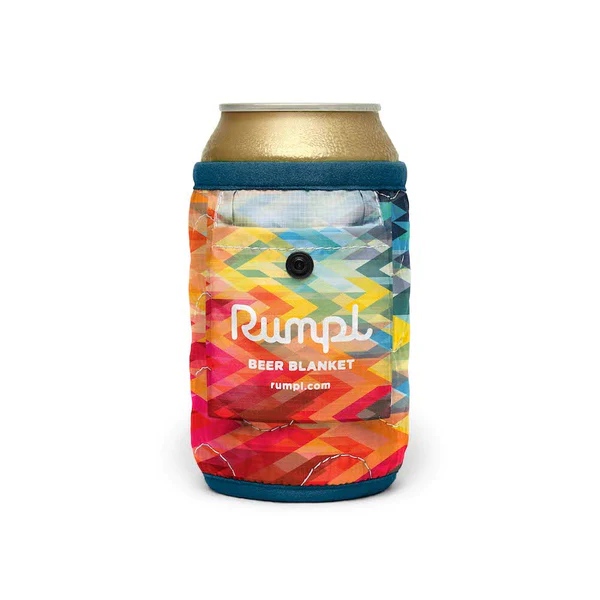 Beer Blanket Geo - Insulated Beer Koozie for Cans & Bottles - Keep Drinks Cold at Parties, BBQs & Outdoor Events