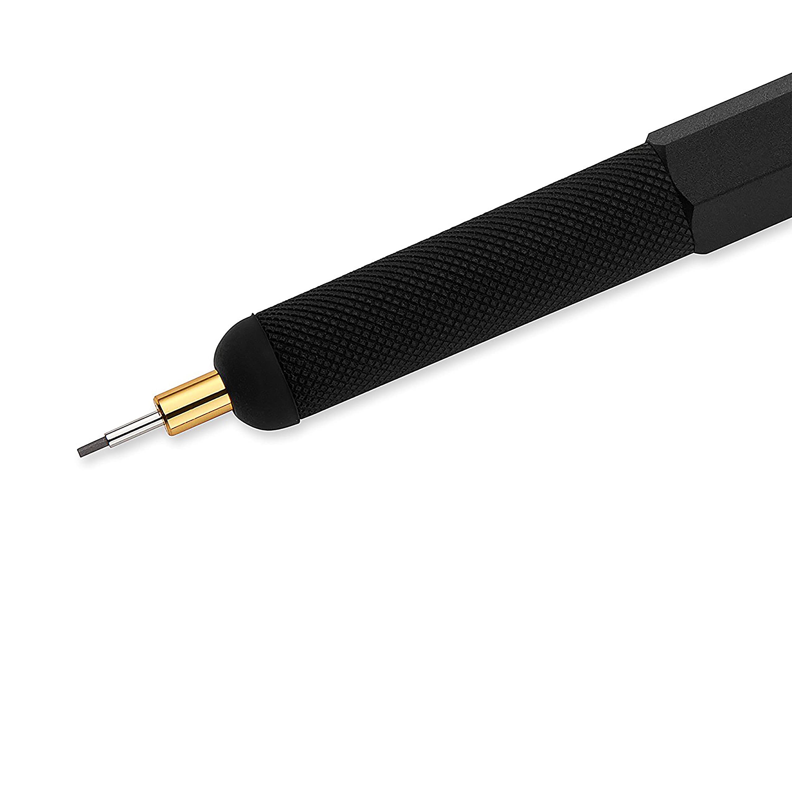 Rotring 800+ Professional Mechanical Pencil with Touchscreen Stylus - 0.7mm Black Drafting Pencil for Engineers, Architects & Artists | Perfect for Technical Drawing, Note-Taking & Digital Design