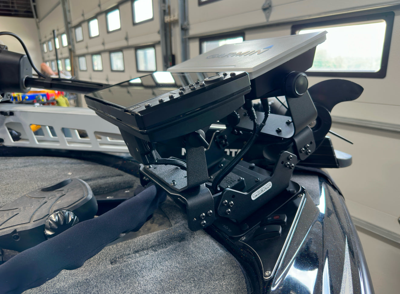 H.O.E. Dual Bow Mount System for Skeeter ZX225/250 & FX Series Bass Boats - Perfect for Fishing & Trolling in Freshwater Lakes