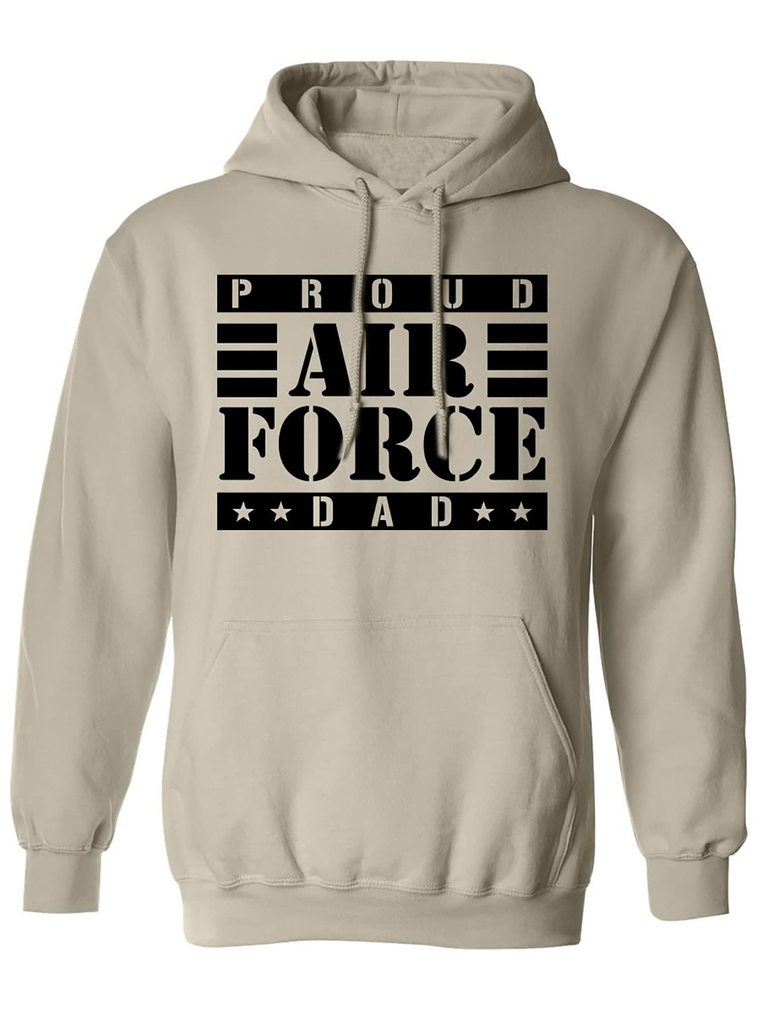Proud Air Force Dad Hooded Sweatshirt - Military Apparel for Fathers | Comfortable & Stylish Pullover for Veterans Day, Air Force Events & Everyday Wear