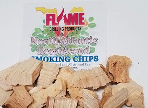 Premium Beechnut Wood Chips for Smoking & Grilling - Natural Flavor Enhancer for BBQ, Meat, and Seafood - Bulk Pack from Maine - Perfect for Backyard Grilling, Camping, and Outdoor Cooking