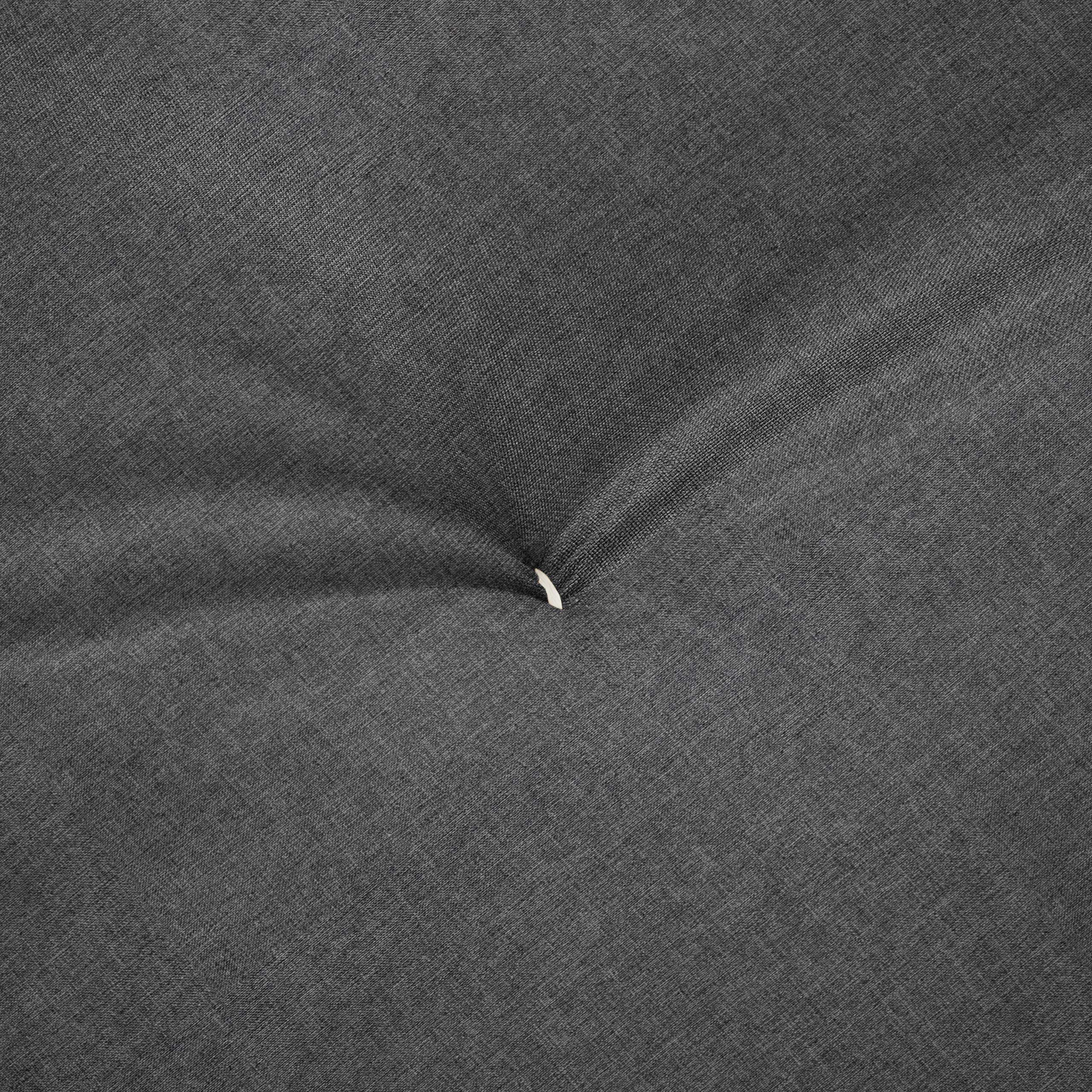 Mozaic Queen Size 6-Inch Thick Futon Mattress - Charcoal Grey | Comfortable Foldable Sofa Bed for Guest Room, Dorm, or Small Space