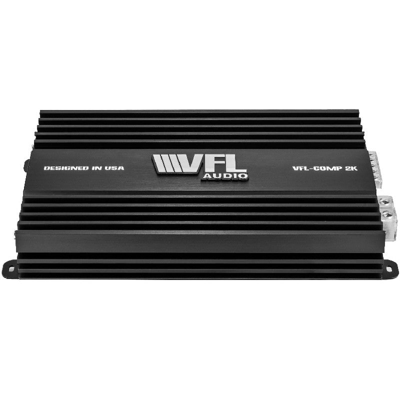 American Bass VFLCOMP2K 2000W RMS 1 Ohm Stable Digital Mono Amplifier - Car Audio Subwoofer Amp for Powerful Bass, Linkable for Extra Output | Perfect for Car Audio Systems & Bass Enthusiasts