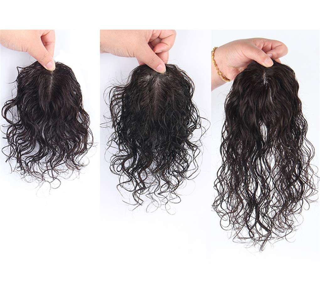 Clip-In Human Hair Toppers for Women with Thinning Hair - 14