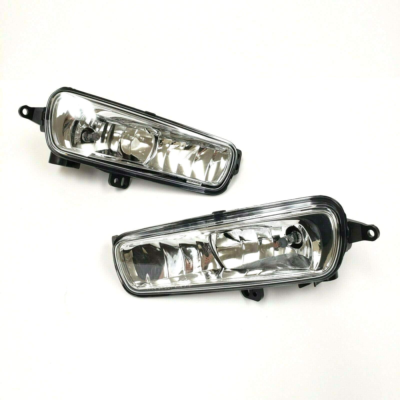 2015-2018 Ford Focus Clear Lens Fog Lights - OEM Style Replacement with Bezel & Bulbs - Improve Visibility for Night Driving & Bad Weather Conditions