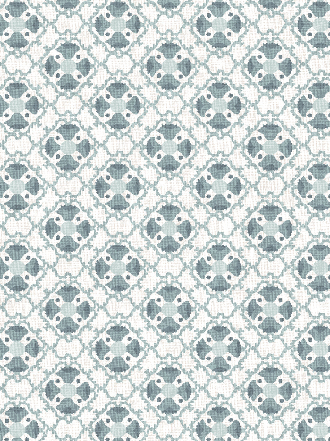 Nathan Turner Seafoam Medallion All Over Wallpaper - Peel and Stick Removable Wallpaper for Living Room, Bedroom, Dining Room Decor
