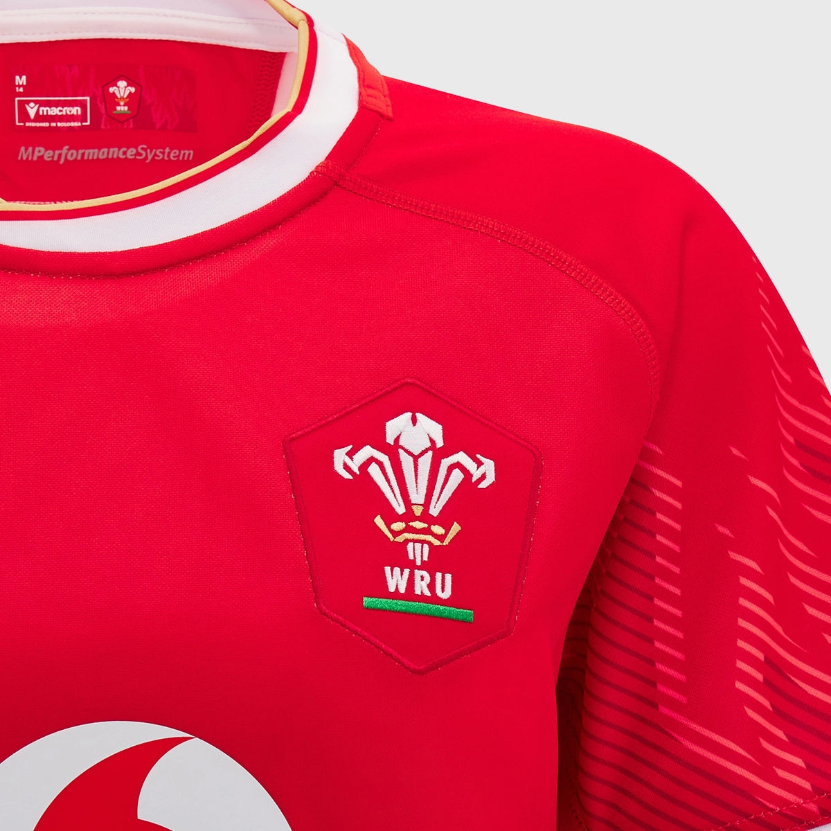 Wales Women's Home Replica Rugby Shirt 2024/25 - Official Macron Jersey for Fans & Players - Perfect for Match Days & Sports Events
