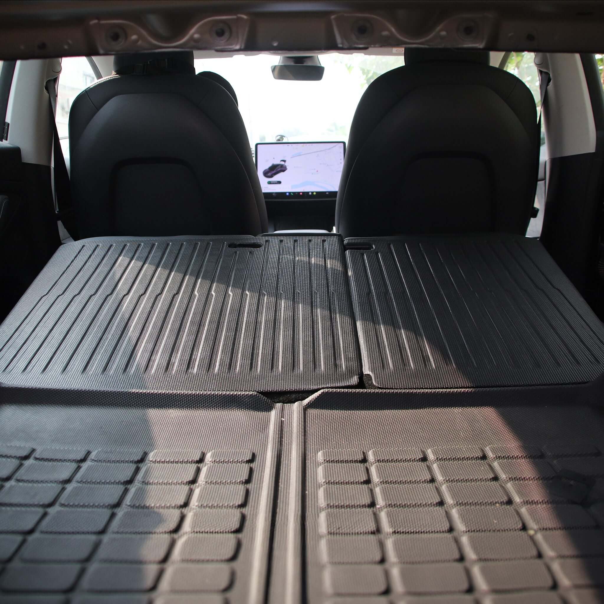 Premium Tesla Model 3 Floor Mats & Liners Full Set (8-Piece) - Custom Fit for 2017-2023 Models - All-Weather Protection for Driving Comfort & Car Interior Care