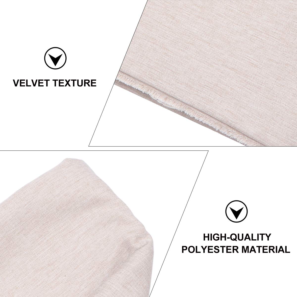 ARTIBETTER Blackout Curtains - Polyester Flannel for Bedroom, Noise Canceling & Light Blocking - Perfect for Home & Office