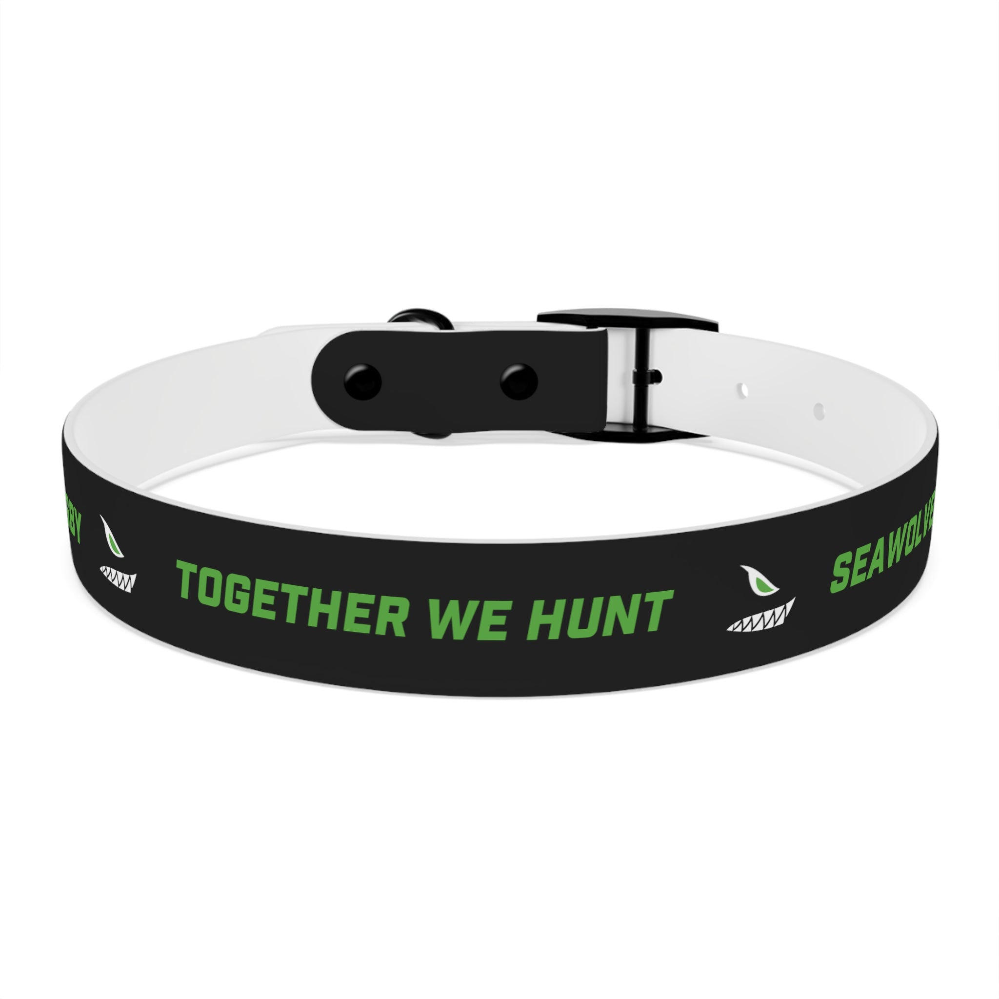 Premium Seawolves Dog Collar - Durable Nylon Pet Collar with Adjustable Buckle for Small Medium Large Dogs - Perfect for Walking, Training & Outdoor Adventures