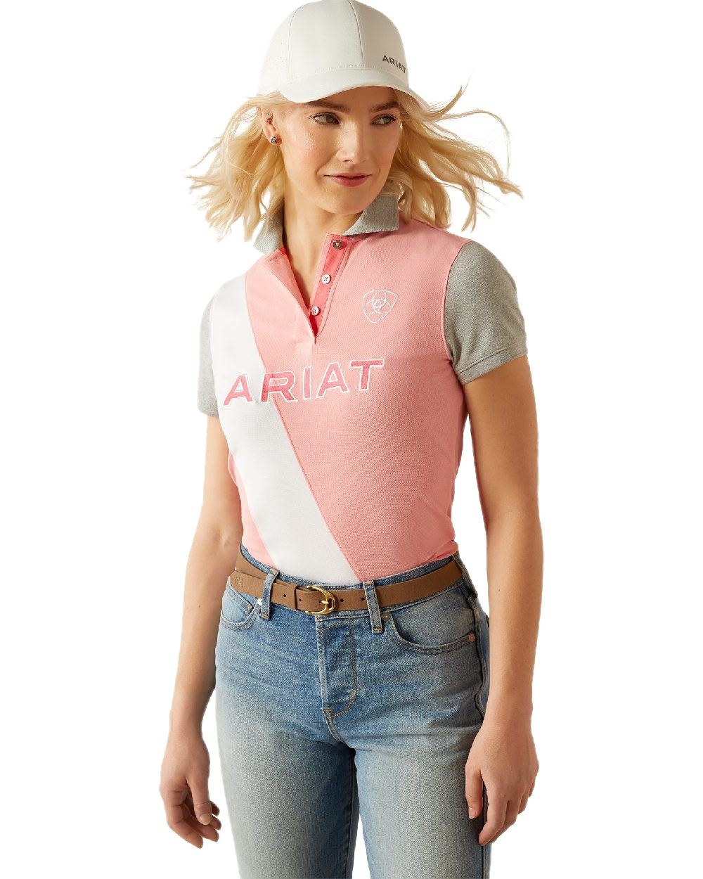 Ariat Women's Taryn Short Sleeve Polo Shirt - Breathable Performance Top for Equestrian, Golf & Casual Wear