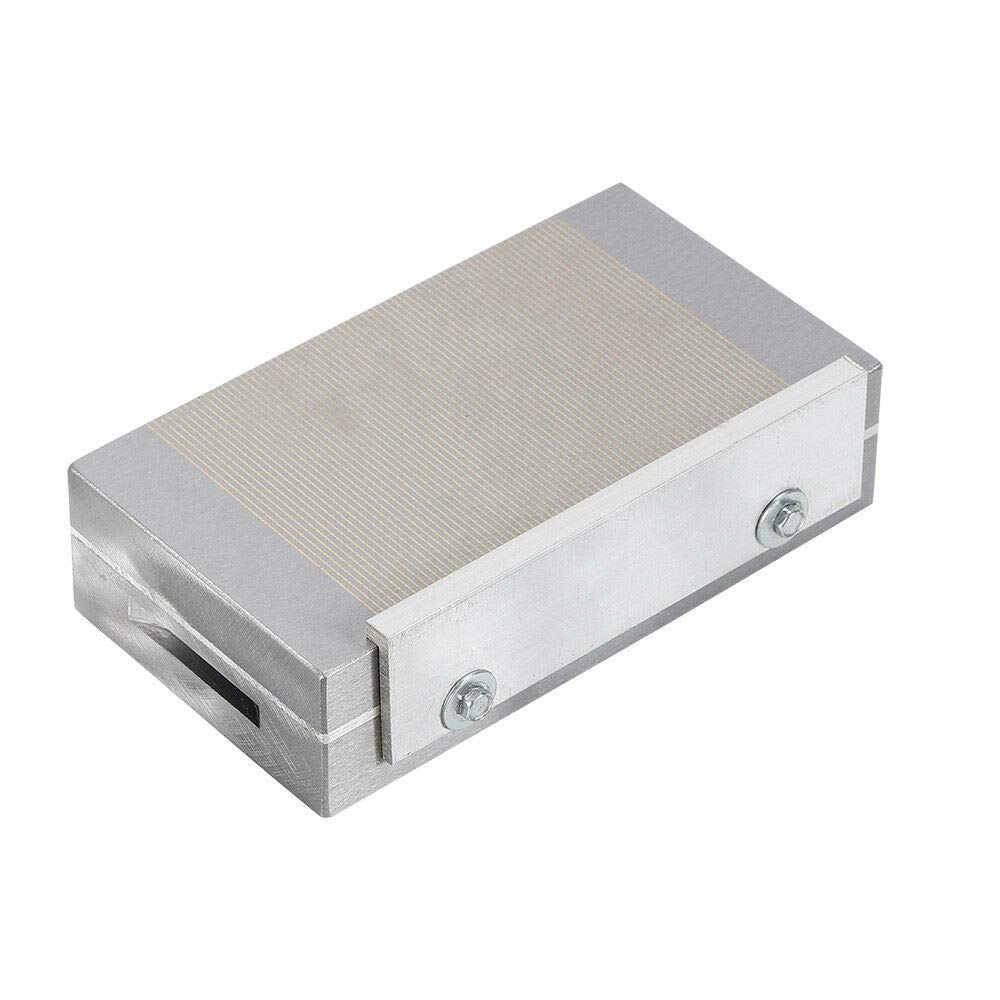 4''x7'' Fine Pole Permanent Magnetic Chuck - Powerful Rectangular Magnetic Chuck for Grinding Machine | Precision Workholding for Metalworking & Surface Grinding | Ideal for Machine Shops & Industrial Applications