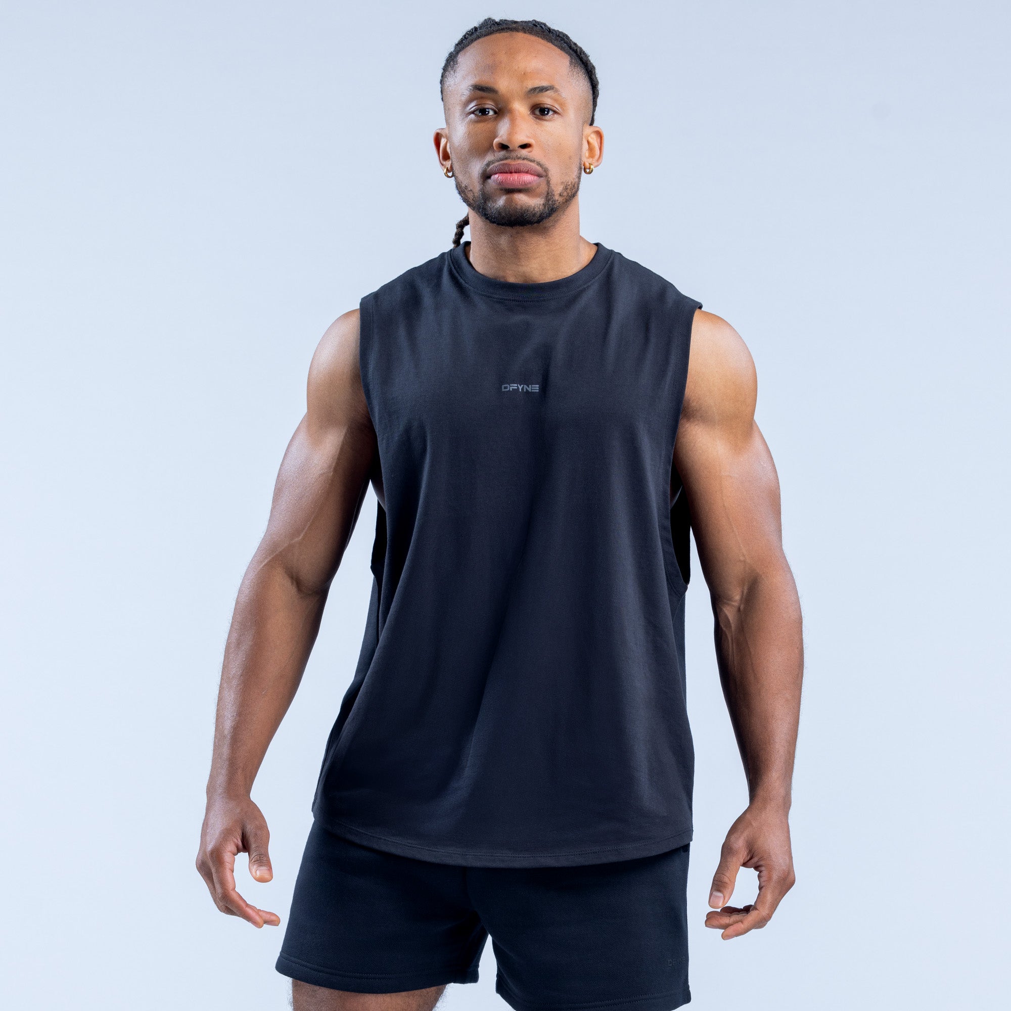 Dfyne Rechargeable Midnight Black Tops for Women - Long Lasting Battery, Comfortable Fit - Perfect for Workouts, Running & Everyday Wear