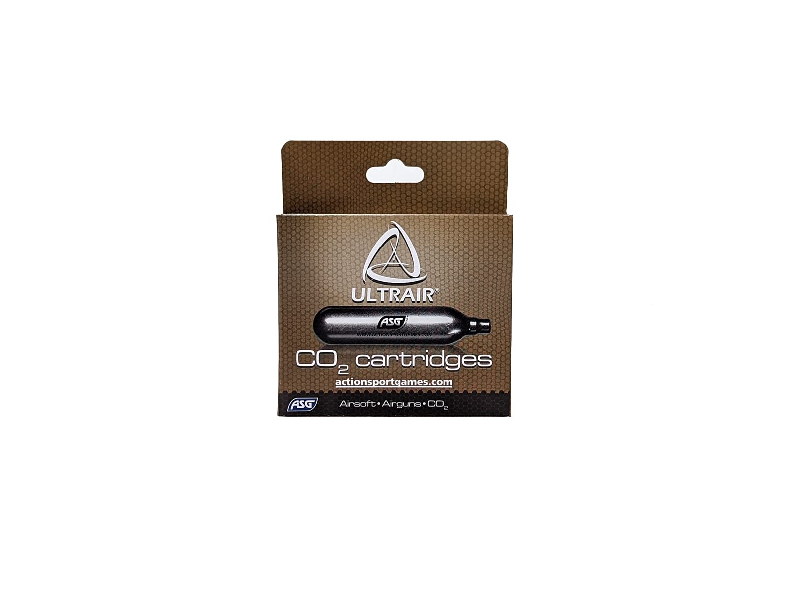 ASG Ultrair 12g CO2 Cartridges for Airsoft Guns & BB Pistols | High-Power Airgun Refills for Target Shooting & Plinking